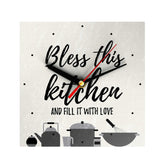 Bless This Kitchen Clock